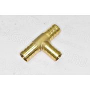 Тройник HMTA18*16*18brass 90гр. D(мм)=18*16*18 латунь «Т», елочка