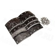 Накладки 5511-3501105 тормозные сверленные (8 шт) + заклёпа 8*25 (64шт) КАМ