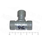 Тройник РВД S22-S19-S22 (М18х1,5-М16х1,5-М18х1,5)