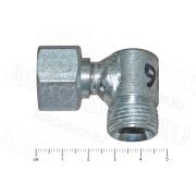 Угольник РВД S24 с гайкой (М20х1,5-М20х1,5)