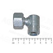 Угольник РВД S27 с гайкой (М22х1,5-М22х1,5)