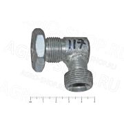 Угольник S24-S27 с контргайкой (М20х1,5-М22х1,5)