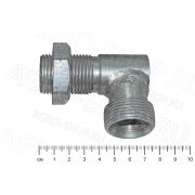 Угольник S32-S41 с контргайкой (М27х2-М33х2)