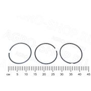 Кольца поршневые КМЗ 7511.1004002 d=130мм ЯМЗ-236, ЯМЗ-238, ЯМЗ-7511 (КМЗ)