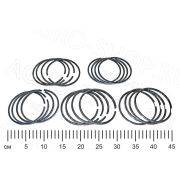 Кольца поршневые Д144-1004060Б1-01/2 d=105мм 2 маслосъемных Д-21/37/120/144 (Стапри)