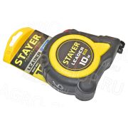 Рулетка 10м/25мм обрезиненная STAYER (3402-10-25)