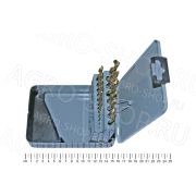Набор сверл TDBS10 (с 1,0 до 10,0 мм с покрытием титана) в пласт. боксе (10 пр) Thorvik