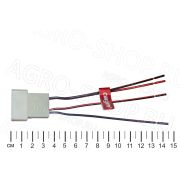 Разъём АХ-373-02 4-контактный штыревой (папа) CARGEN