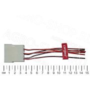 Разъём АХ-374-02 6-контактный штыревой (папа) CARGEN