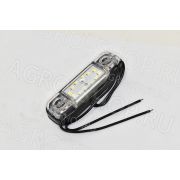 Фонарь ОГ-40Б 12 LED габаритный белый 12В/24В