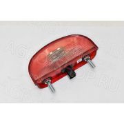 Фонарь ОНЗ 00-05 (2 LED) освещения номерного знака (красный) 24В Сакура