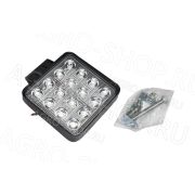 Фара LED АЕ48S-16LED-42РС квадратная, рассеян. свет (110х42х140), 48W, 16 диодов 12В/24В АвтоЭлектрика
