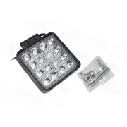 Фара LED АЕ48S-16LED-42НС квадратная, направл. свет (110х42х140), 48W, 16 диодов 12В/24В АвтоЭлектрика