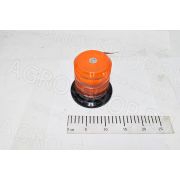 Маяк проблесковый МИ-03АЕ LED оранжевый импульсный (30диод. 1реж.всп) 12В/24В АвтоЭлектрика