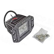 Фара LED АЕ18RT-6LED-EMB-73РC прямоуг, встраиваемая, расс. свет, 18W, 6 диодов 12В/24В АвтоЭлектрика