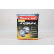 Фара LED MPE-SQ48W-16LED-50S #122 квадратная, направленный свет (108х50х108), 48W, 16 диодов 12В/24В Master Part