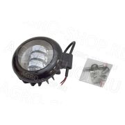 Фара LED АЕ30R-6LED-55РС круглая, рассеян. свет (115х55х135), 30W, 6 диодов 12В/24В АвтоЭлектрика