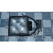 Фара LED SW-1210F-02E квадратная, (116х43х137), 15W, 5 диодов 12В/24В