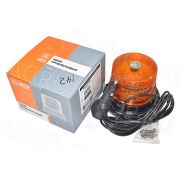 Маяк проблесковый МИМ-02АЕ LED оранжевый импульсный на магните (40диод. 7реж.всп) 12В/24В АвтоЭлектрика