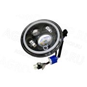 Фара LED 62.3711-4LED АЕ / ФГ024 АЕ ближн+дальн свет, ДХО, поворот (7 дюймов) 12В/24В ГАЗ, УАЗ, КАМ16 АвтоЭлектрика