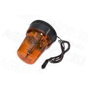 Маяк проблесковый МИМ-05АЕ LED оранжевый импульсный на магните (30диод. 3реж.всп) 12В/24В АвтоЭлектрика