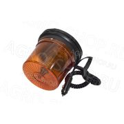 Маяк проблесковый МИМ-04АЕ LED оранжевый импульсный на магните (48диод. 3реж.всп) 12В/24В АвтоЭлектрика