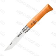 Нож Opinel №12, углеродистая сталь, рукоять из дерева бука, блистер