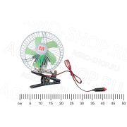 Вентилятор 6-152-24V автомобильный 152мм прищепка 24В Master Part