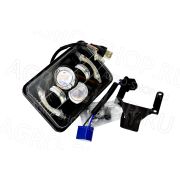 Фара LED FG308-RT-LED АЕ / ФГ023 АЕ ближн+дальн свет, ДХО, поворот (прямоуг) 12В/24В МТЗ АвтоЭлектрика