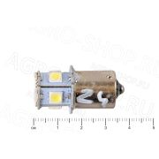 Лампа габаритная 24/10 BA15S LED 8 диодов SMD