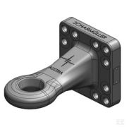 Петля сцепная с фланцем Ø58 мм, 160х160мм