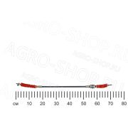 Трос 208432-00700 управления сливом КПП (длина 0,70 м.) К-744Р