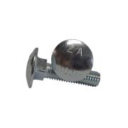 Болт М16x60 DIN 603 ISO 8677, класс прочности 10.9, оцинкованный, неполная резьба, 40 шт.