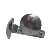 Болт М12x65 DIN 603 ISO 8677, класс прочности 8.8, оцинкованный, 70 шт.