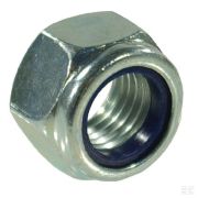 Гайка стопорная шестигранная высокая DIN982 M16x2,00 сталь, оцинкованная, класс 8