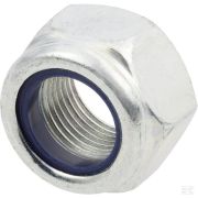 Гайка стопорная шестигранная DIN985 M18x1,50 сталь, оцинкованная, класс 8