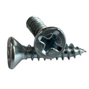Саморез 3,9x19 с потайной головкой DIN 7982, крестообразный шлиц, оцинкованный, 1000 шт.