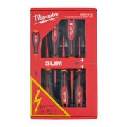 Набор отверток диэлектрических VDE, трехгранная рукоятка, SL 2.5/SL 3/SL 4/SL 5.5/PH1/PH2/тестер, 7 шт.