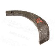 Нож IT225 правый (с ребром жесткости) почвофрезы 1GQN-120/140/160