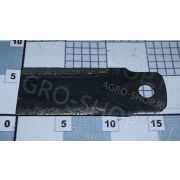 Нож КЗК-10-0290416А ротора Н/О (Dотв.=18) «5мм.» С НАПЛАВКОЙ (дубликат) КЗС РФ