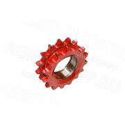 Звездочка 1.306.104 / КПС-4-0509601 натяжная двухрядная (z=15, t=19.05, d=52мм) КОК-8-2