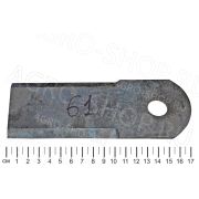 Нож РСМ-091.14.02.120-01 соломоизмельчителя (d=18 мм, S=5 мм) Акрос, Вектор