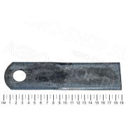 Нож ИСН-1200 соломоизмельчителя подвижный (d=20мм, 50х190х3мм) Нива БАРТ
