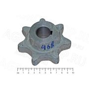 Звездочка Н.023.203 (54-10250) зернового и колосового шнеков (z=7, t=38,0, d=25) Нива