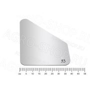 Стекло 80-6700011-05 двери нижнее УК (557х391) МТЗ-80/82/1221 (Б)