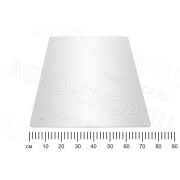 Стекло 80-6708901-А боковое с 3 отверстиями УК (868х749) МТЗ-80/82 (Б)