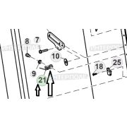 Зуб пружинный d= 5,0 мм, L=170 мм подборщика John Deere