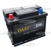 Аккумулятор 6СТ- 62SMF DAST 600A EN