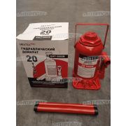 Домкрат 20 тонн. (235х445мм, одноплунжерный, с предохр. клапаном) MEXTEX PRO