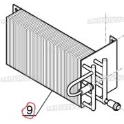Радиатор отопителя Manitou